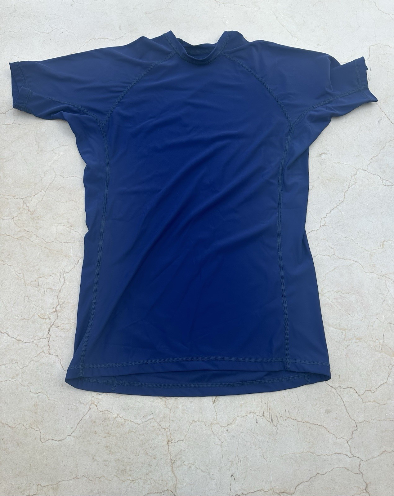 Legend Rash Guards Men’s Rash Guard Size XL In Blue – Nylon + Elastane