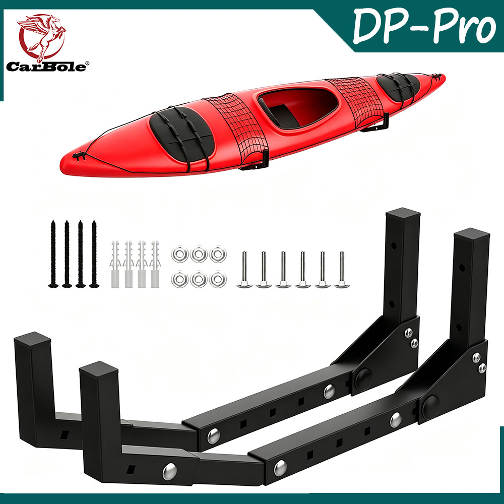 Rack Kayak Hooks Foldable Metal Wall Mount Kayak Storage For Kayak Surfboard