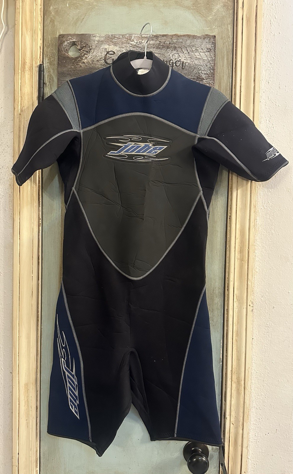 Jobe blue/gray/black wetsuit. Size M PreOwned