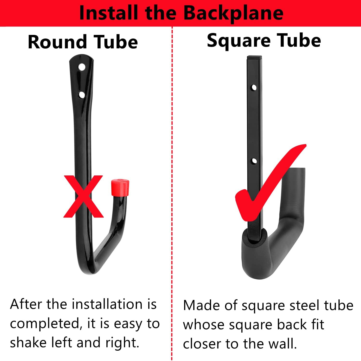 Kayak Storage Racks, Heavy Duty Garage Storage SUP Hooks, Wall Mount Surfboards