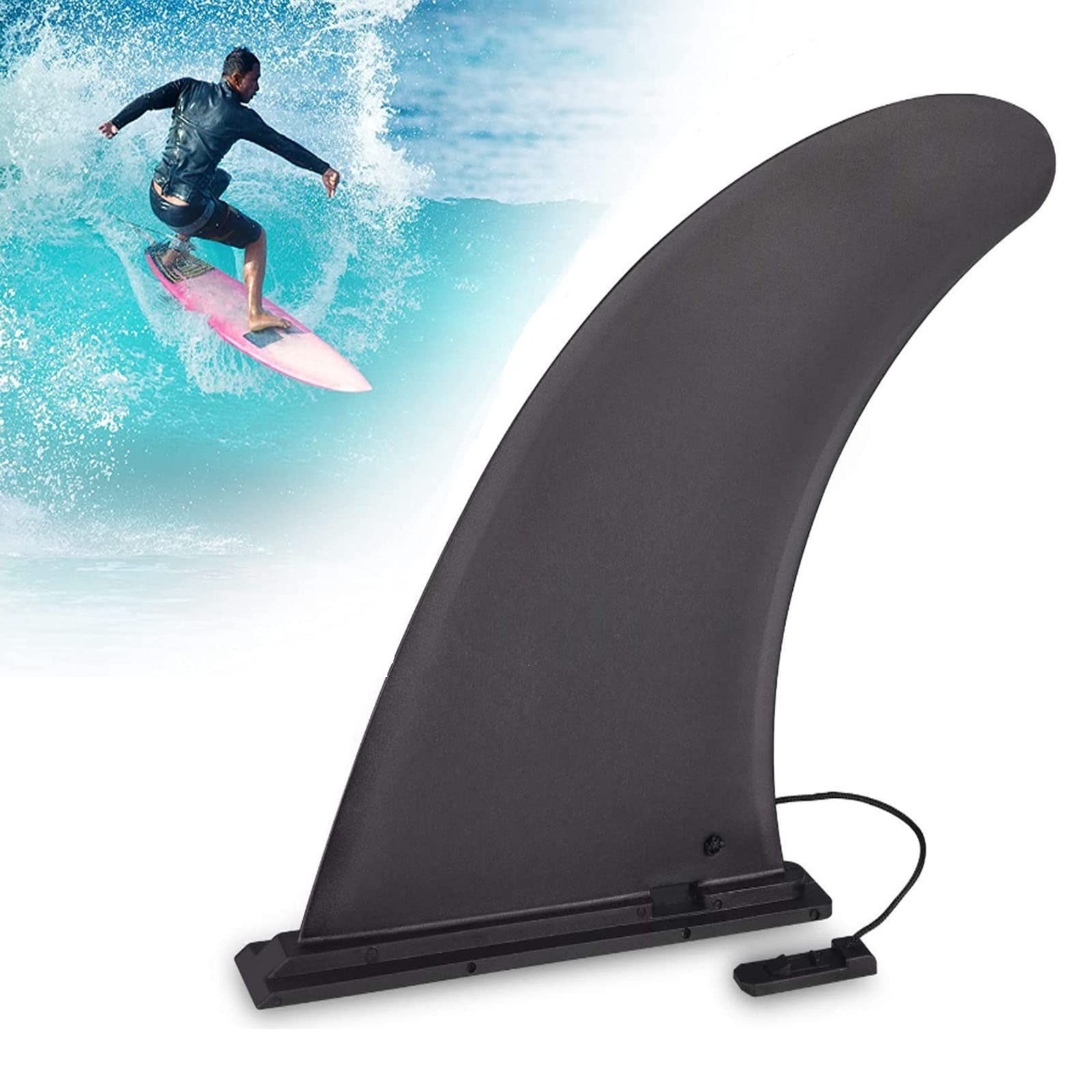 9″ Nylon Paddle Board Fin Replacement for Inflatable SUPs
