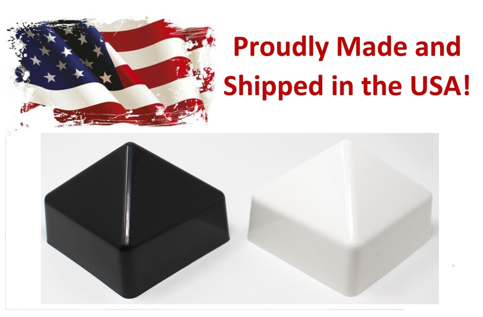 6×6 (5-7/8″ x 5-7/8″) Square Pyramid Style Cap Boat Dock Pylon Piling Cap Cover