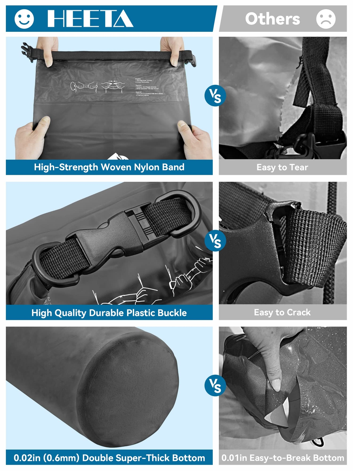 Affordable Dry Storage Bag for Kayaking, Rafting & Beach Travel