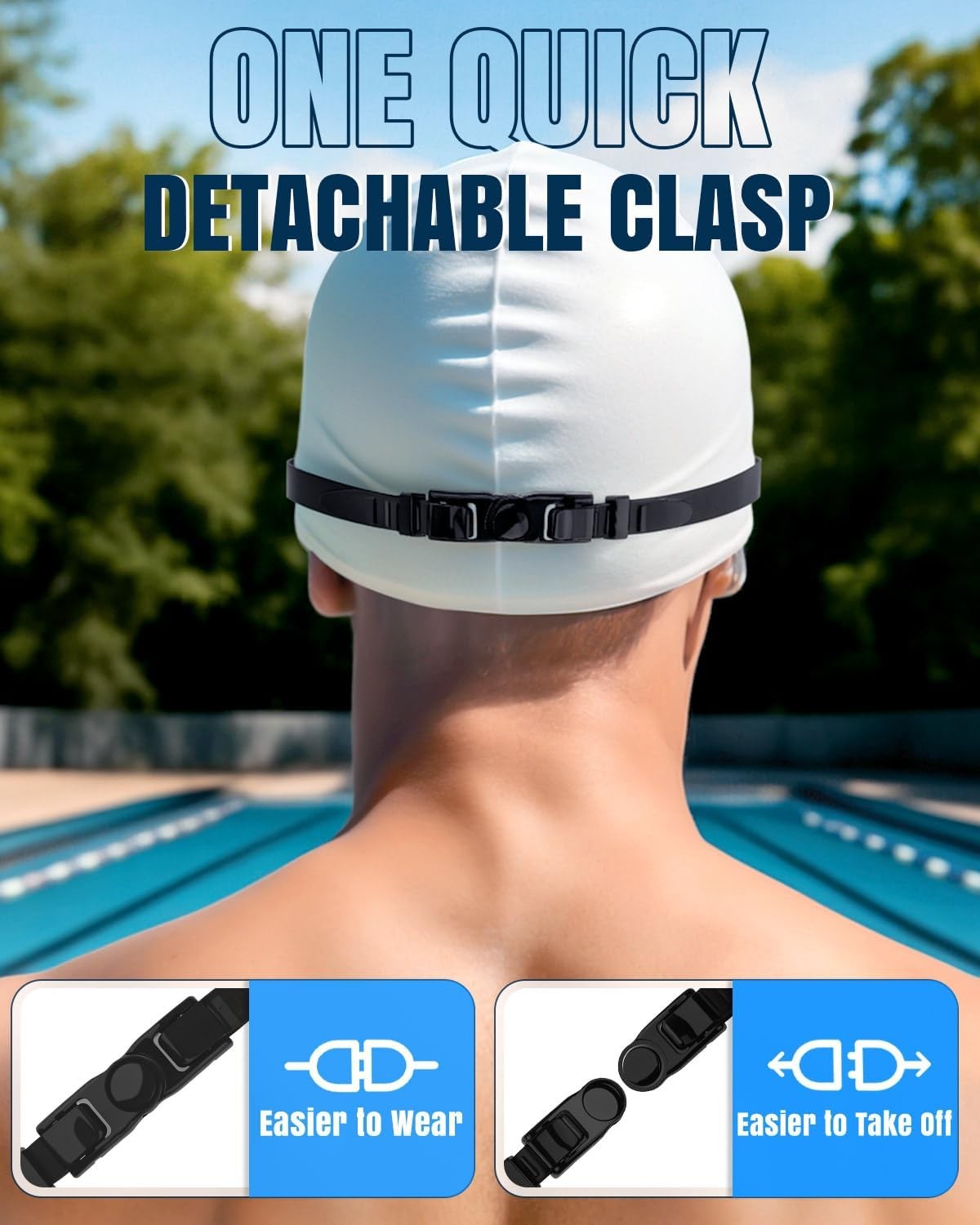 Wide View Anti Fog UV Protection Adult Swimming Goggles No Leaking Swim Glasses