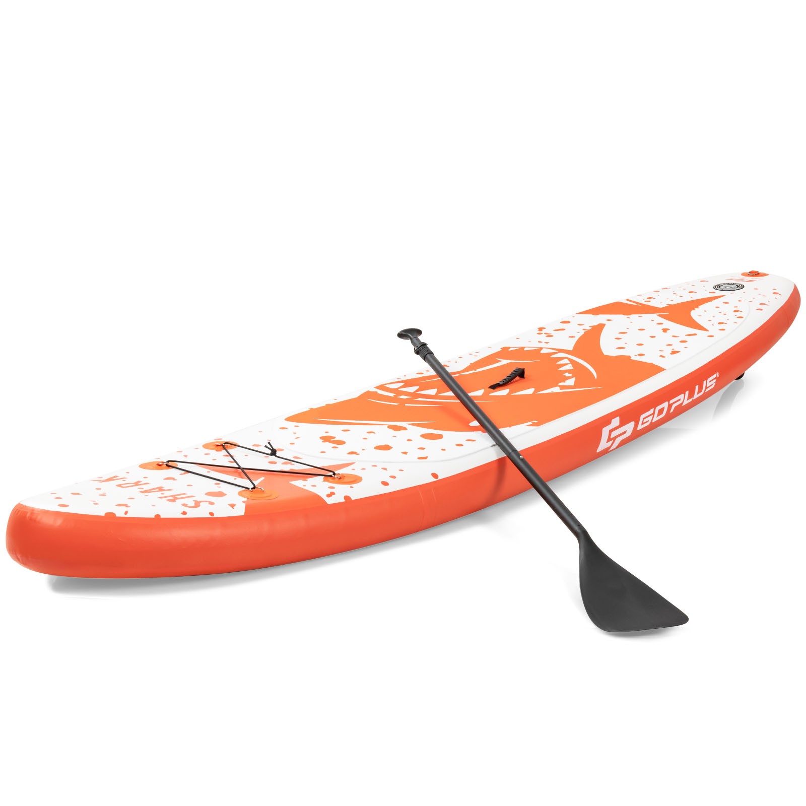 Costway 11ft Inflatable Stand Up Paddle Board W/ Backpack Aluminum Paddle Pump