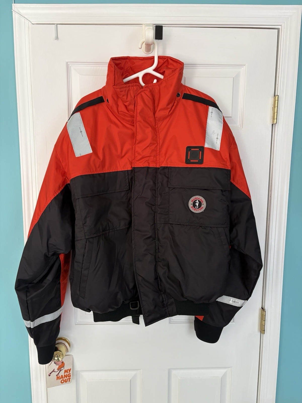 Mustang Survival Float Coat Jacket Adult XXX-Large MJ6214 ORANGE