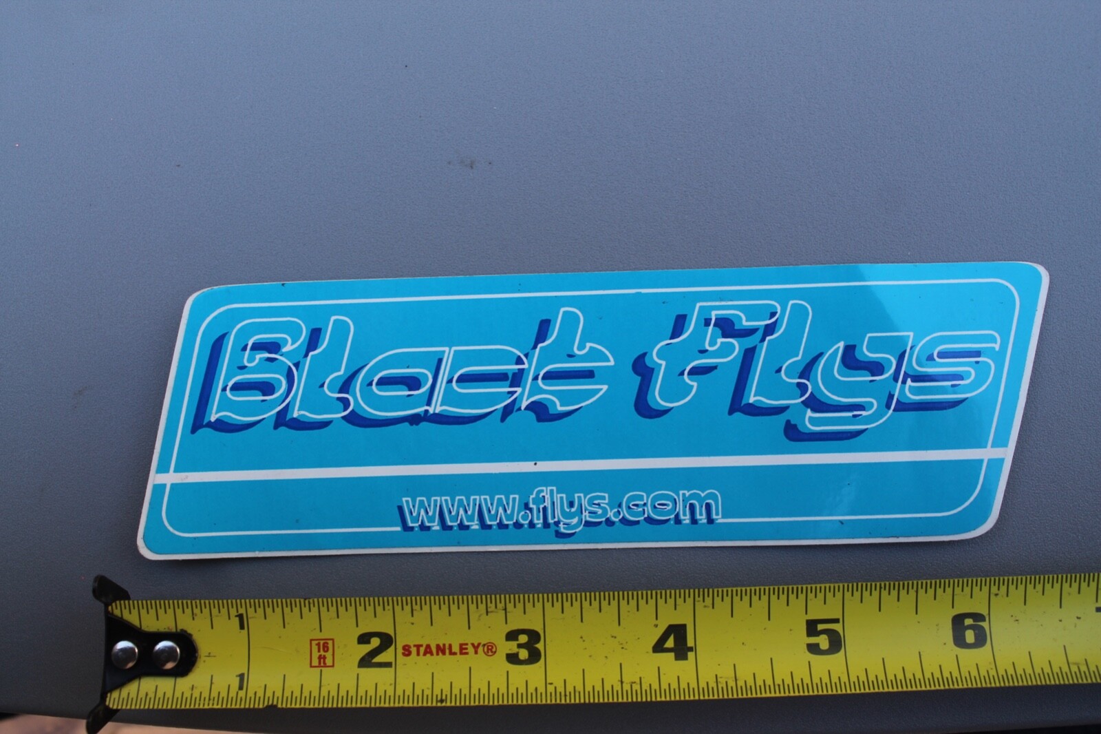 BLACK FLYS Sunglasses Eyewear Blue White OG Punk BF2 Vintage Surfing STICKER
