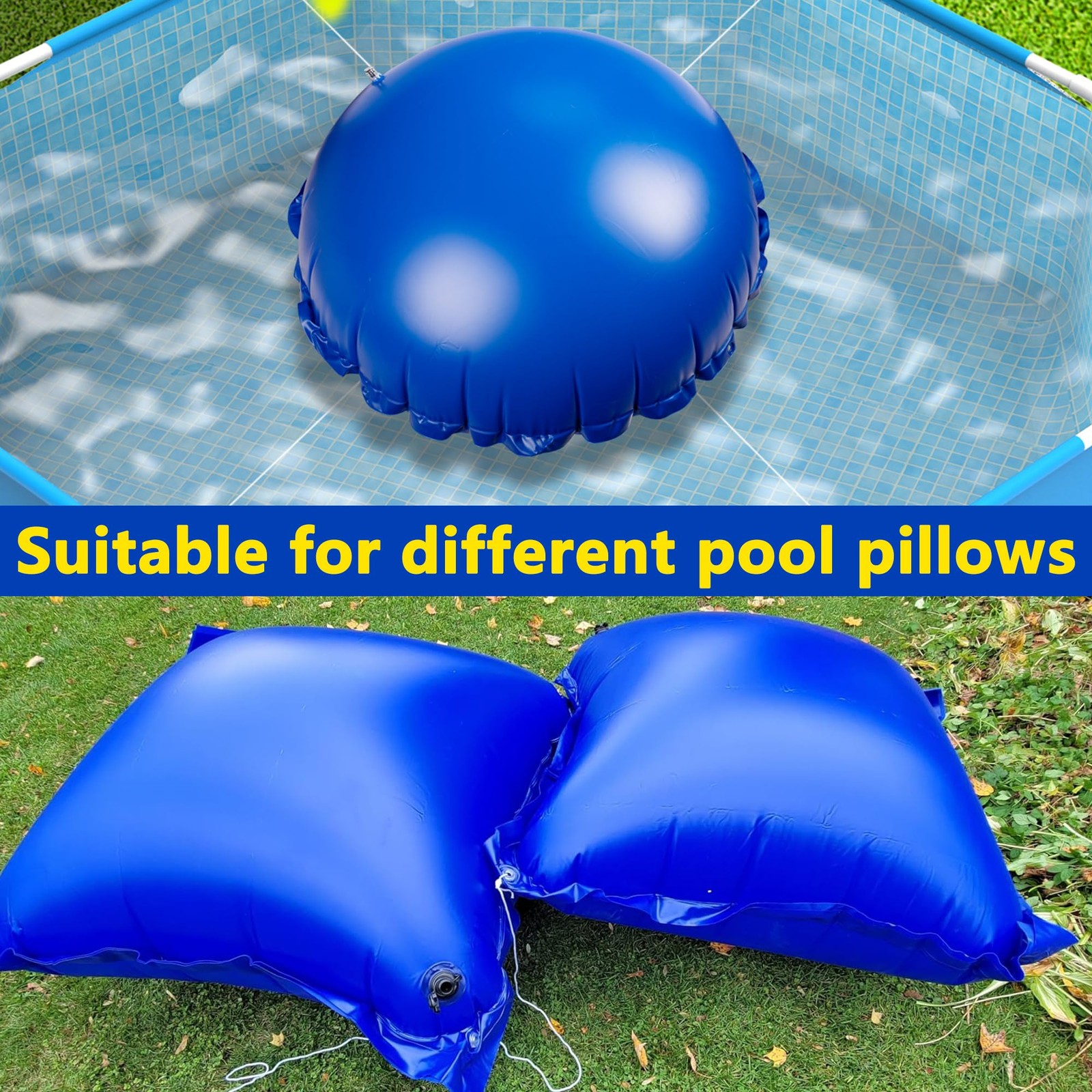 6 Set 5” Larger Pool Pillow Connector, Adhensive Winter Pool Cover Stickers,…