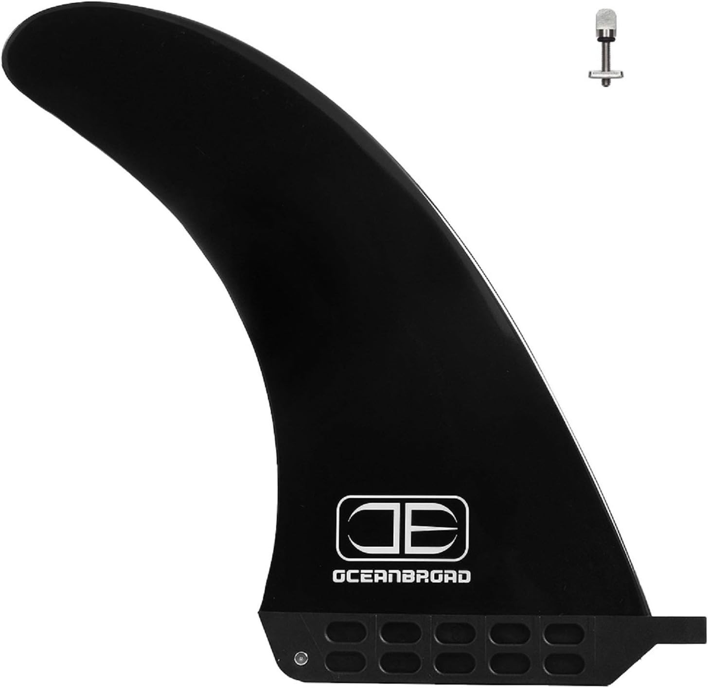 Durable 8” Single Center Fin for Surfboards and Paddleboards—Worry-Free Use