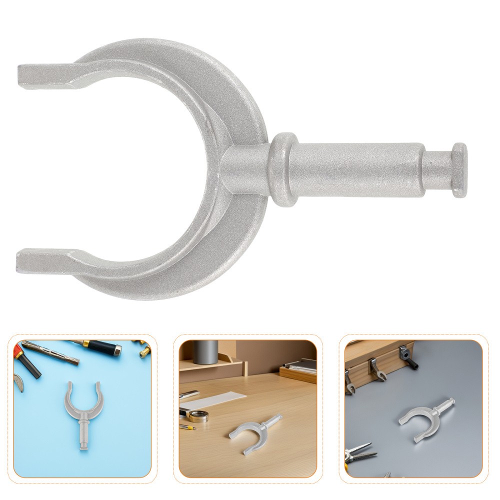 2Pcs Aluminum Oar Lock Brackets Durable Marine Paddle Holder for Boats Silver