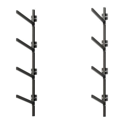 Kayak Storage Rack for 4 Kayaks Holds 300 lbs Heavy Duty Wall Mount Stand