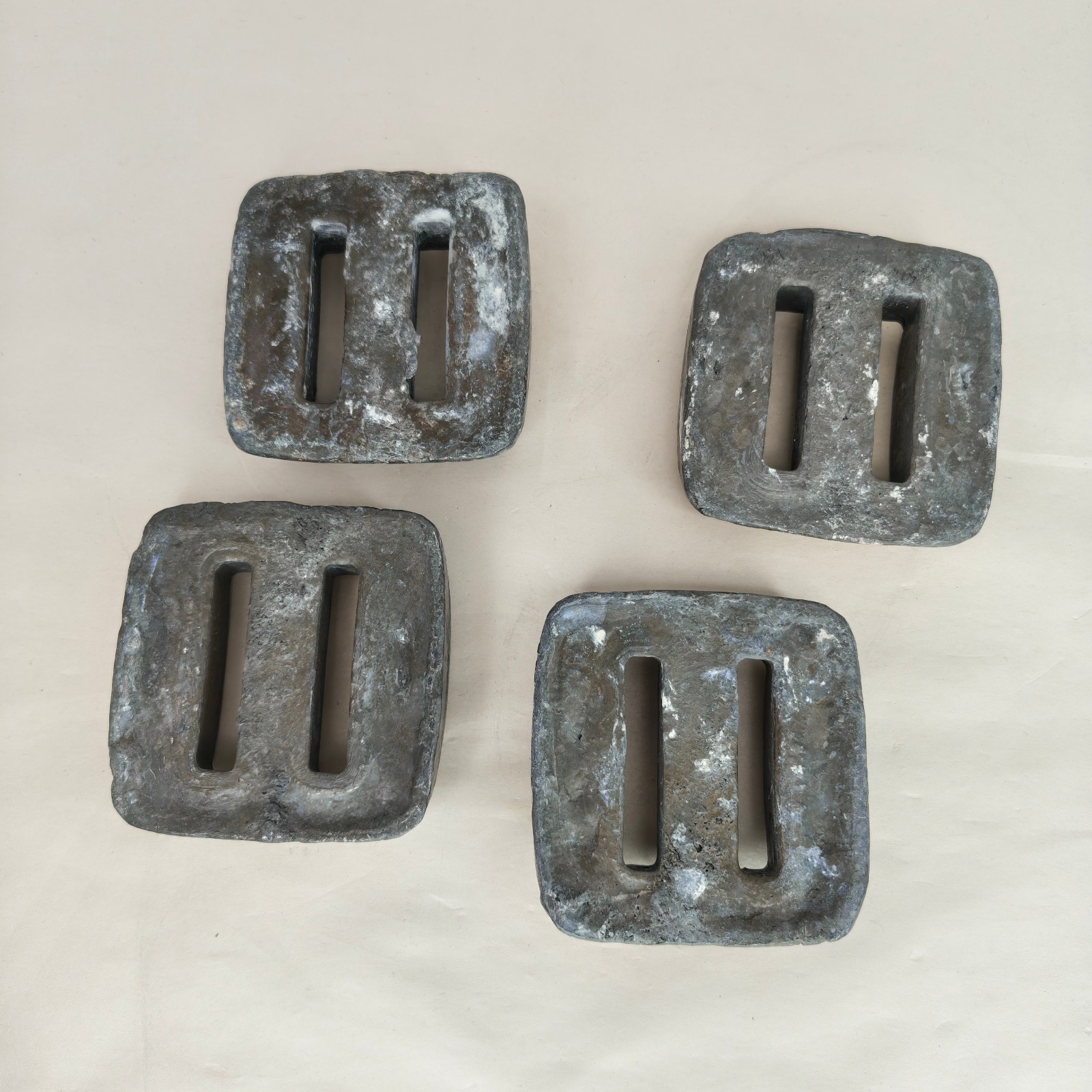 2lb Lead Dive Weights Sea Hornet Set Of 4, 10 Pounds