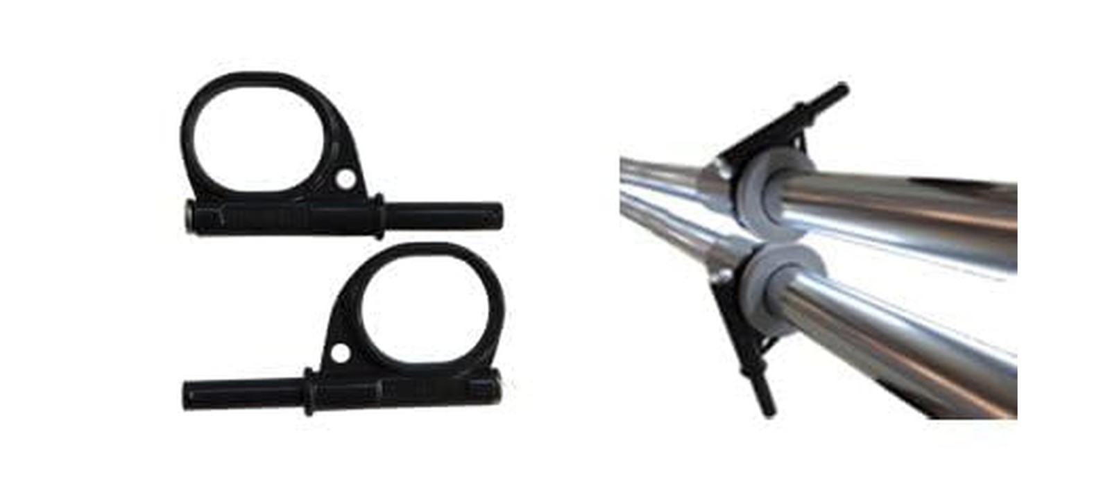 Oceansouth Heavy Duty Pair of Oars 78″ Long with Oar Locks, Split Shaft.