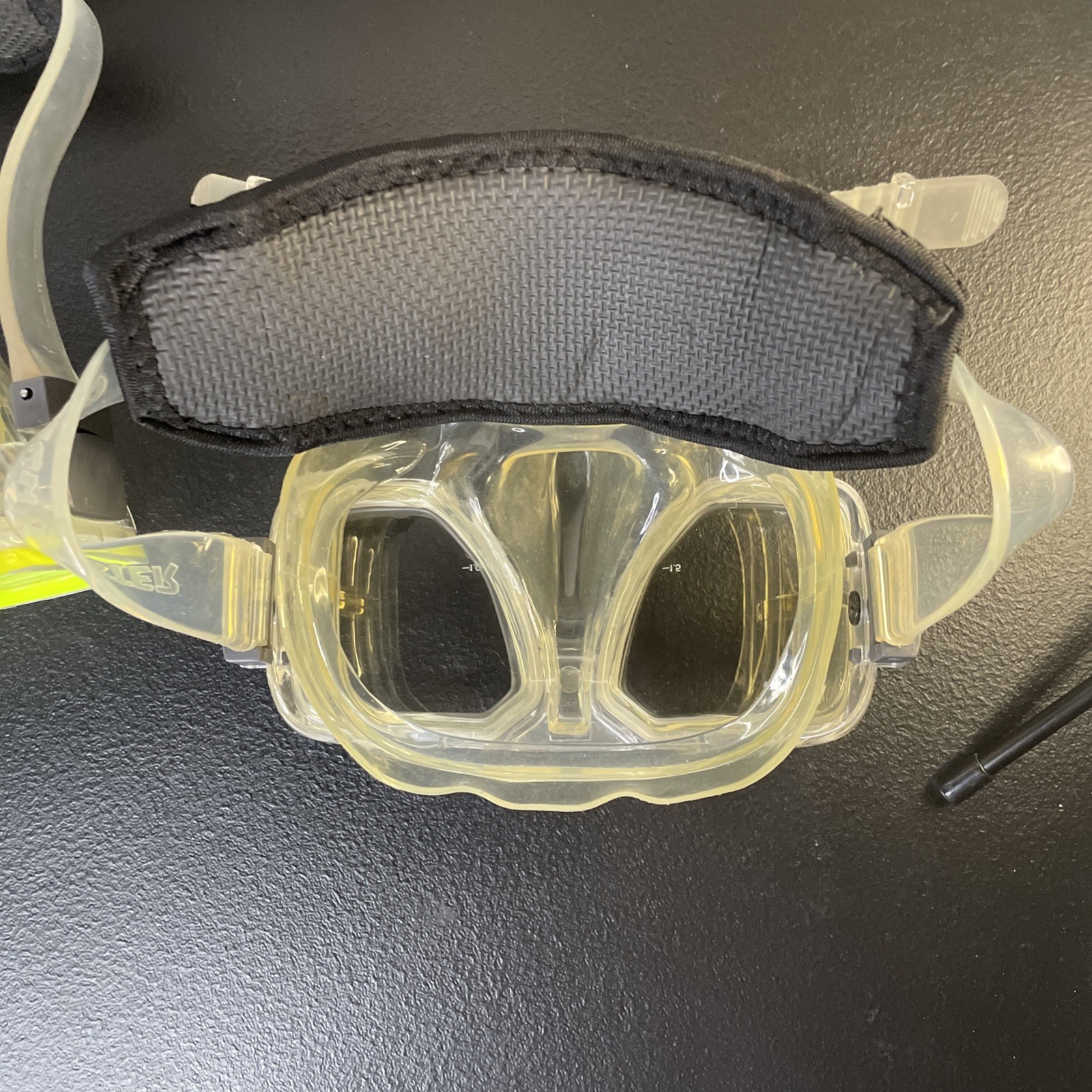 Ocean Master Tempered Glass Snorkeling Masks Q Strap Lot Of 3 With Cases