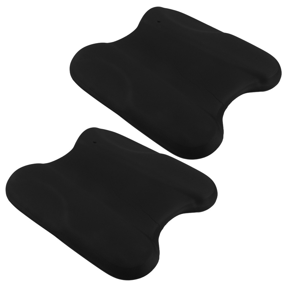 2Pcs Adult Kickboards for Swim Training Eva Durable Black Swimming Float Board