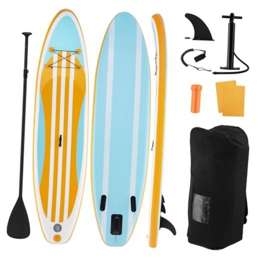 Paddle Board, Inflatable Stand Up Paddle Board with SUP 11FT Stripe