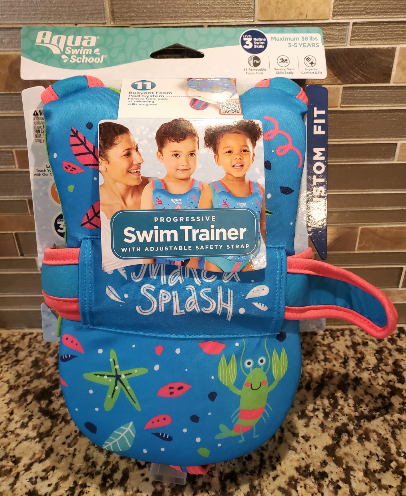 Aqua Swim Progressive Swim Trainer Level 3 Ages 3-5 Max 38lbs