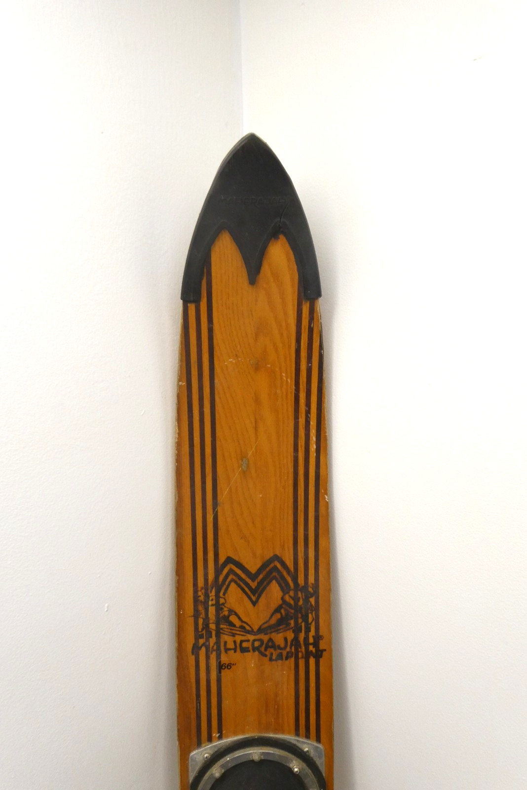 Maherajah Lapoint 66” MAHA Wood Wooden Single Water Ski Competition Slalom Used