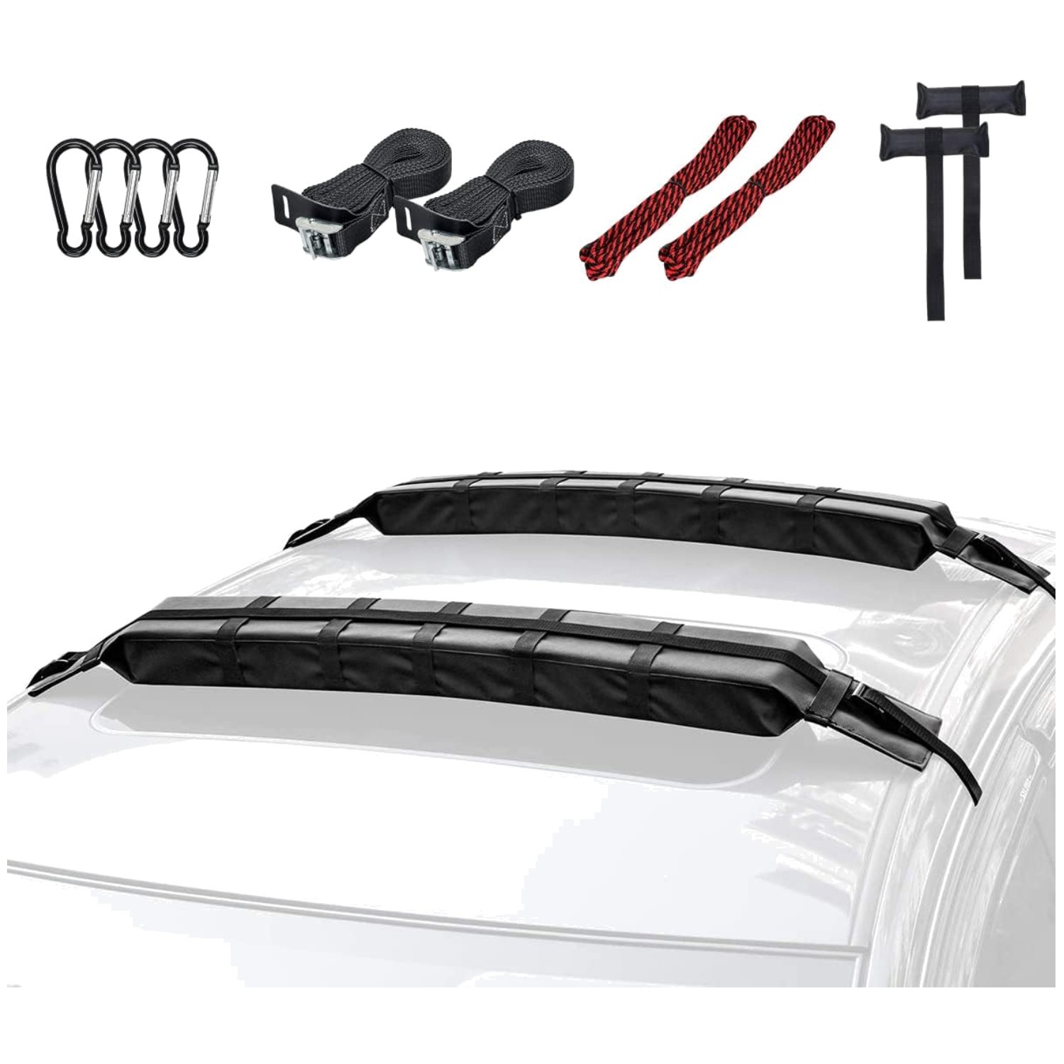 Universal Kayak Roof Rack Pads Set