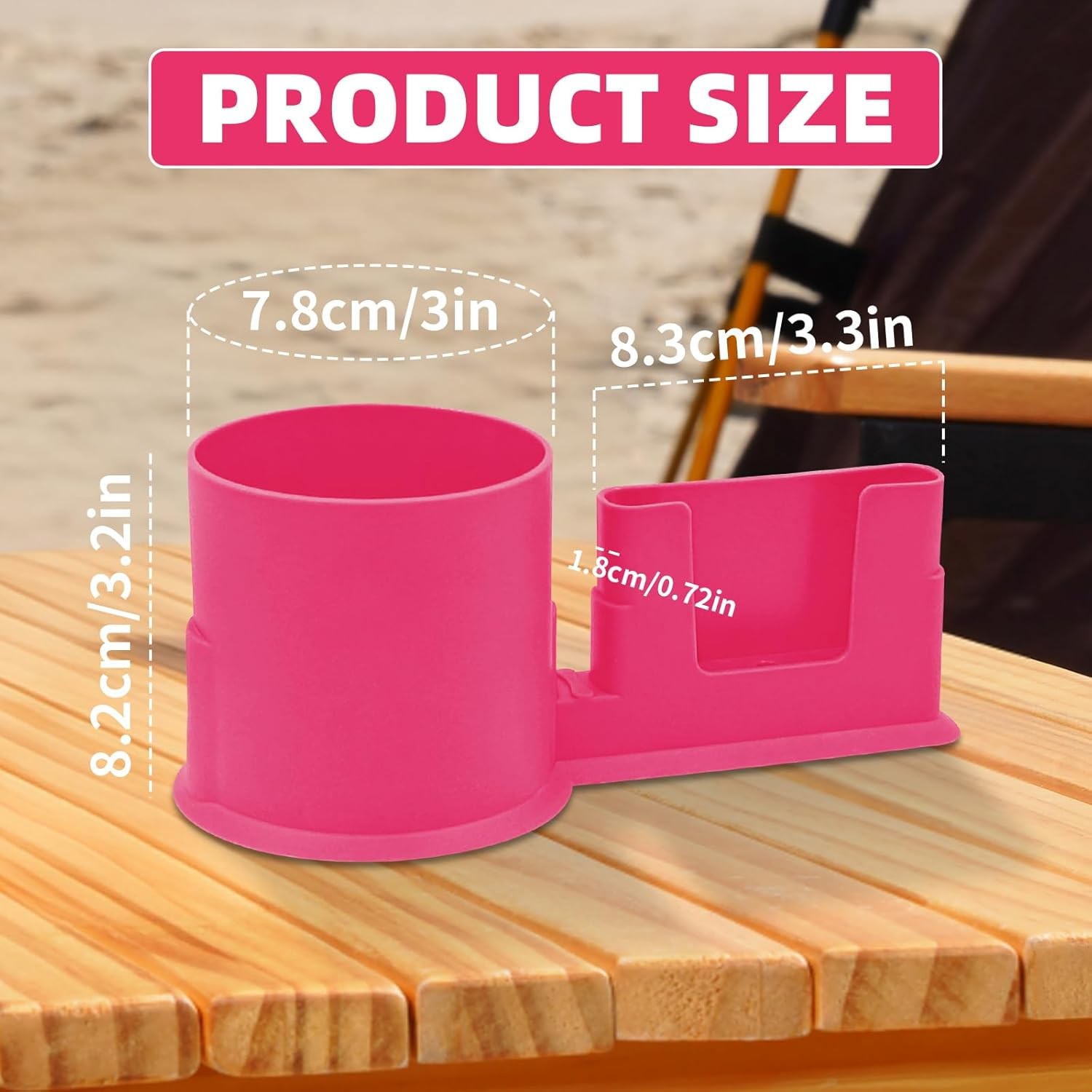 2 in 1 Paddle Board Cup Holder Accessories For Phones,Drink Bottle,Fishing Tools