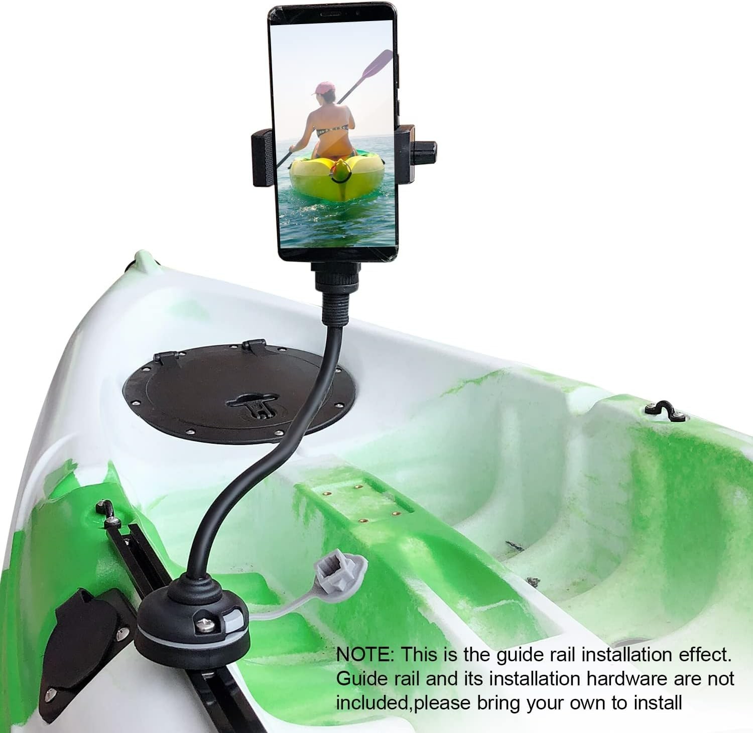 Universal Boat Bracket: Adjustable Phone & Camera Mount for Adventure Sports