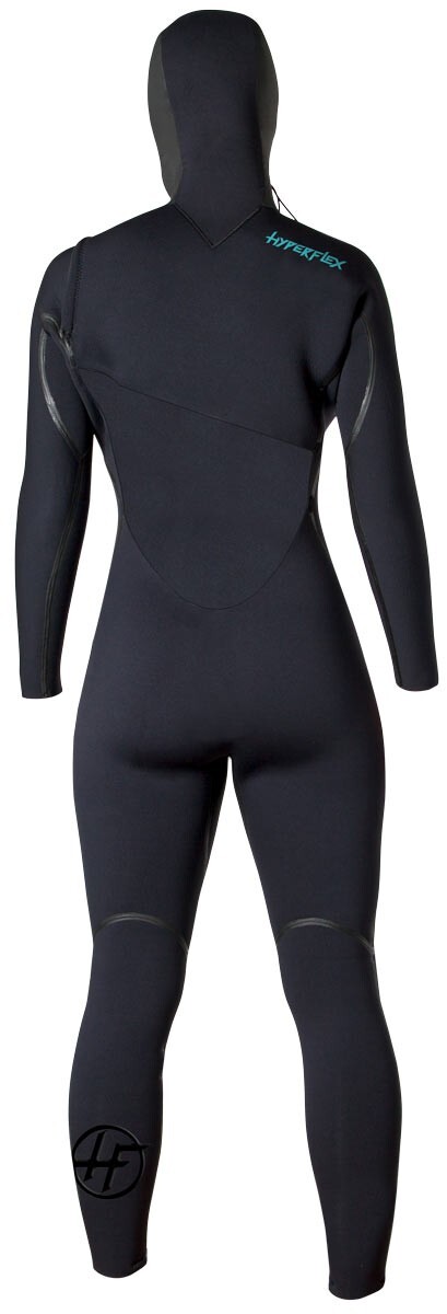 HYPERFLEX Women’s 5/4 Hooded VYRL CZ Wetsuit – Black – Size 10 – NWT