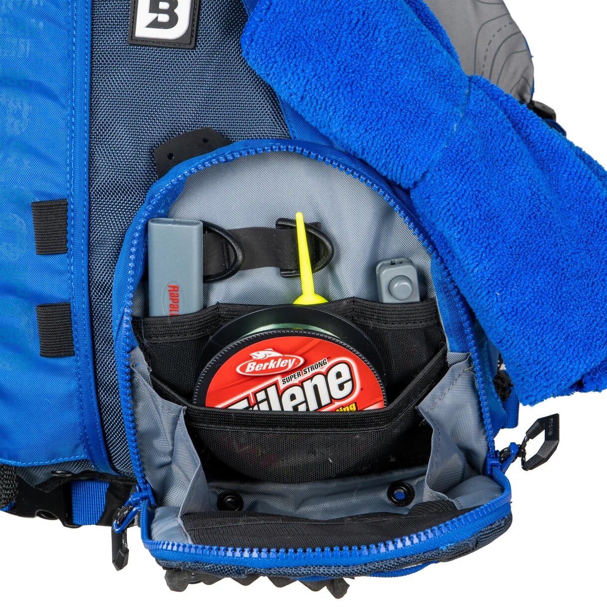 Bluestorm KINETIC Kayak Life Jacket Fishing Angler Vest Type III PFD, Deep Blue