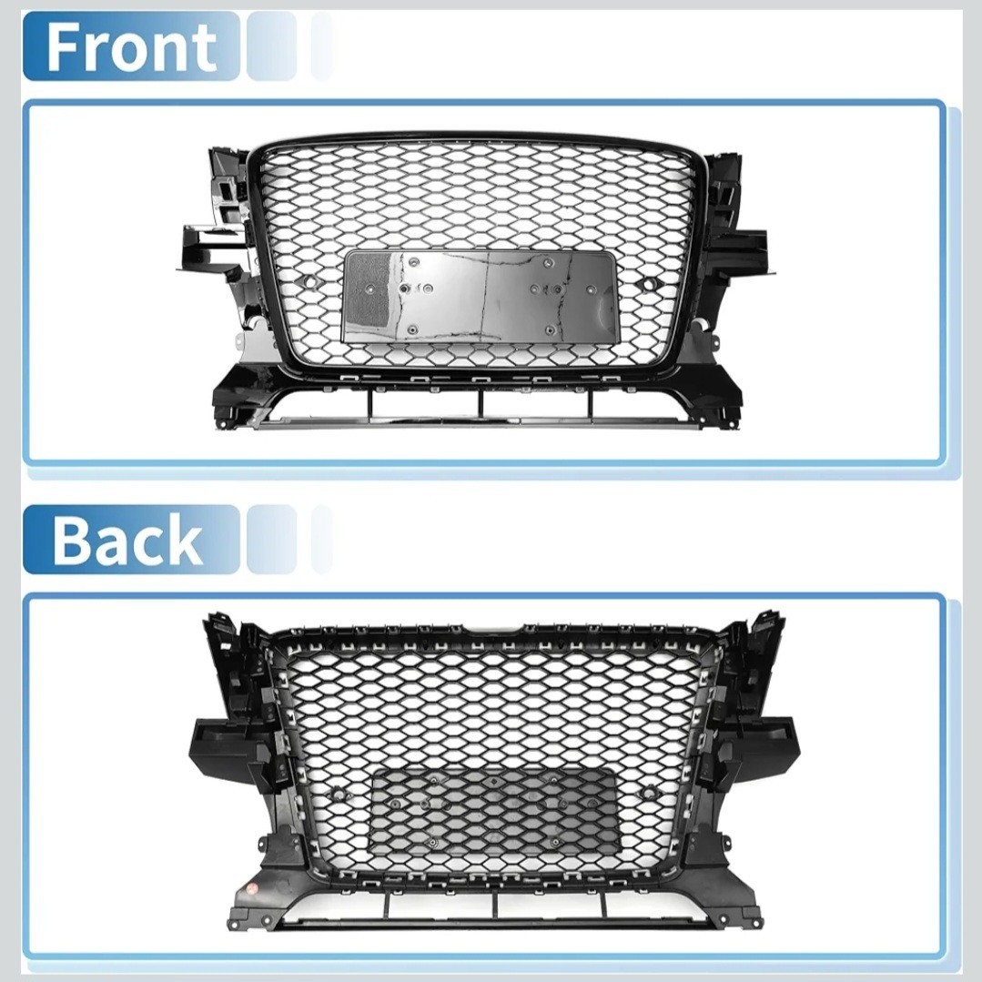 Front Upper Hood Bumper Grille Grill for Audi Q5 2009-2012