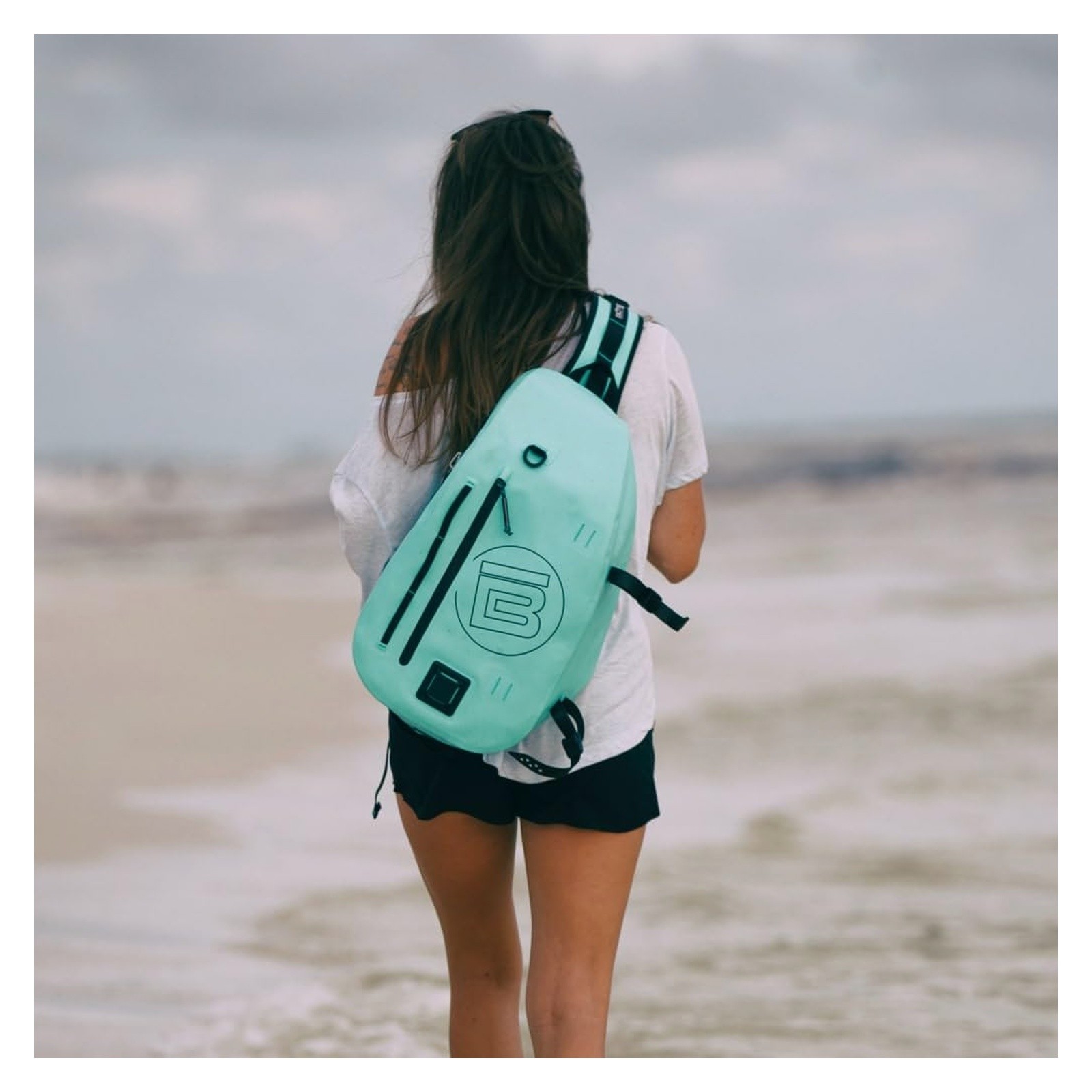 BOTE Highwater Slingpack Waterproof Dry Bag 20L Backpack Seafoam