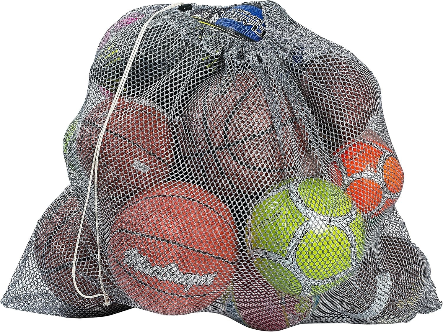 Heavy-Duty Mesh Equipment Bag 32” x 36” – Perfect for Sports Gear Organization