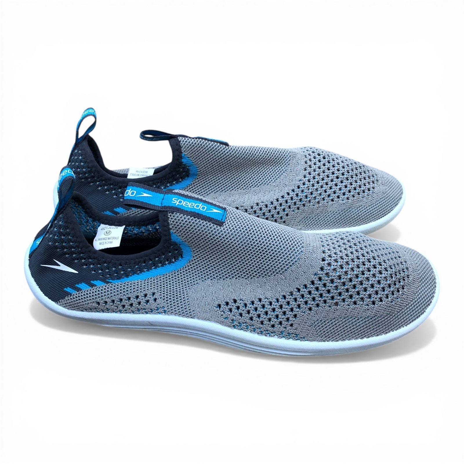 SPEEDO Surf Strider Water Shoes Men’s MEDIUM 9-10 Grey Beach Ocean