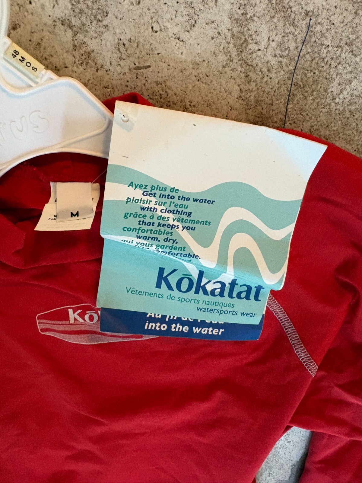 KOKATAT Red Long Sleeve Under Shirt Size New with tags- adult Medium
