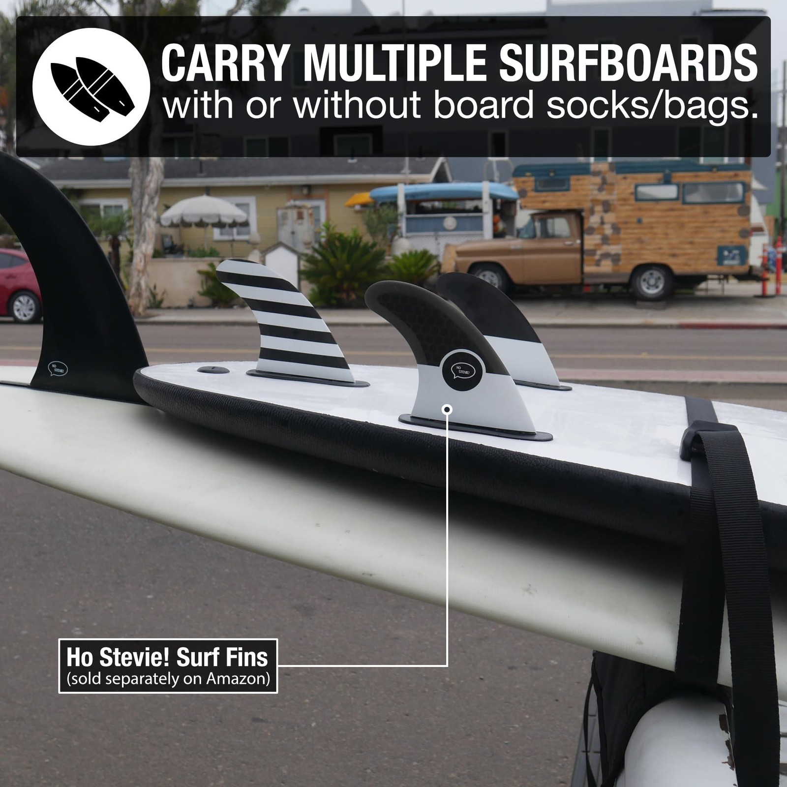 Surfboard Truck Rack – Durable Pad Fits All Tailgates – ‘No Scratch’