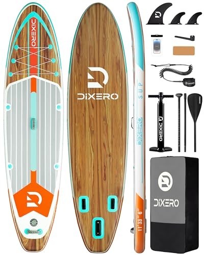 Inflatable Stand Up Paddle Board 11ft 33in Wide 400lb Capacity Accessories