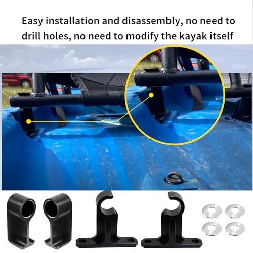 Kayak Seat Risers Compatible with Lifetime Tamarack Pro, Kenai Pro, and Teton