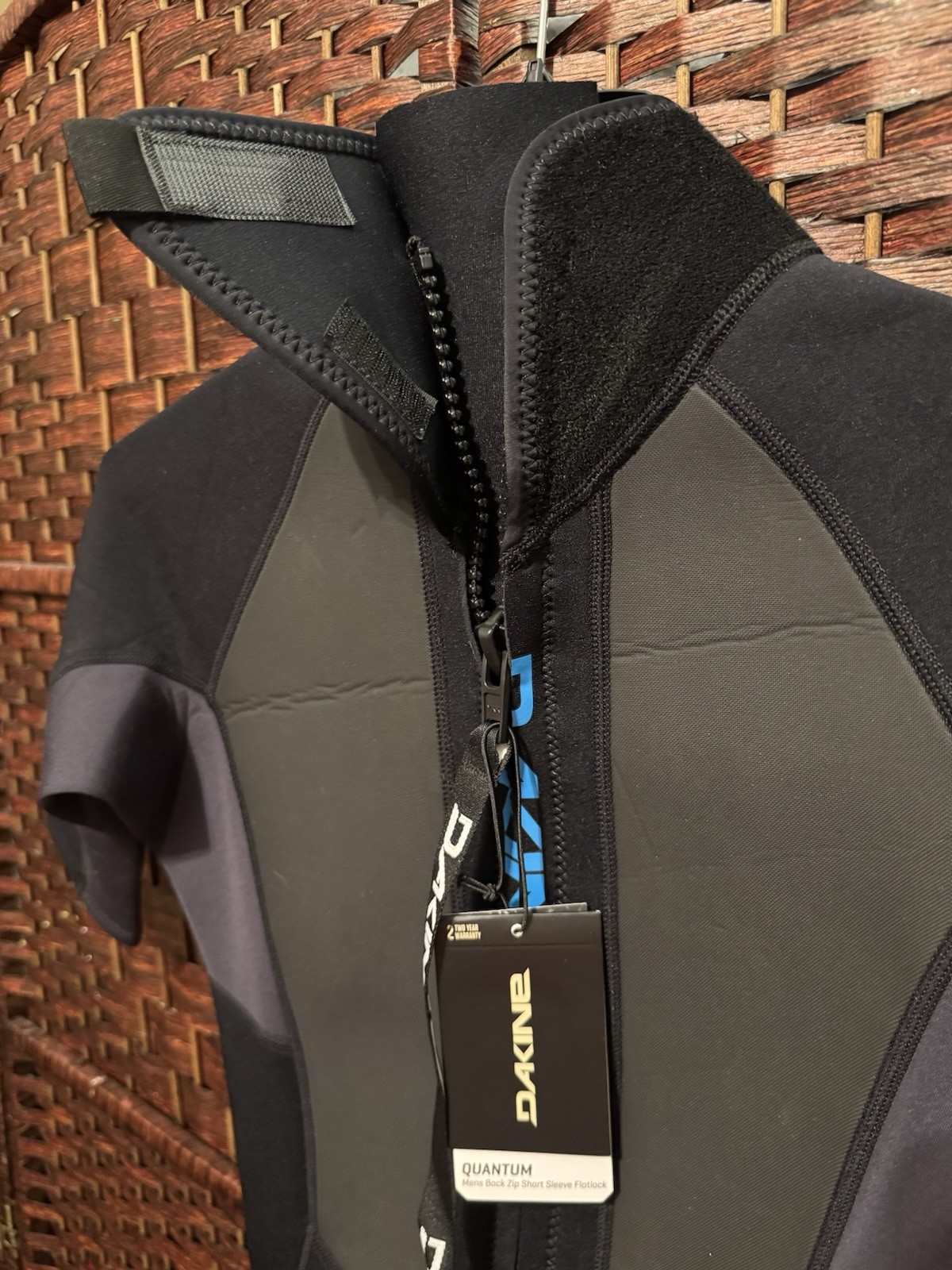 Dakine Quantum Back Zip S/S Full Suit 2/2 F/L-Men’s Size/ X-Small