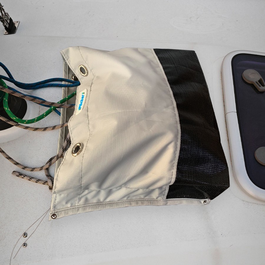 Flicker Marine Rope Storage Bag–Waterproof Line Organizer Pouch with Mesh Bottom