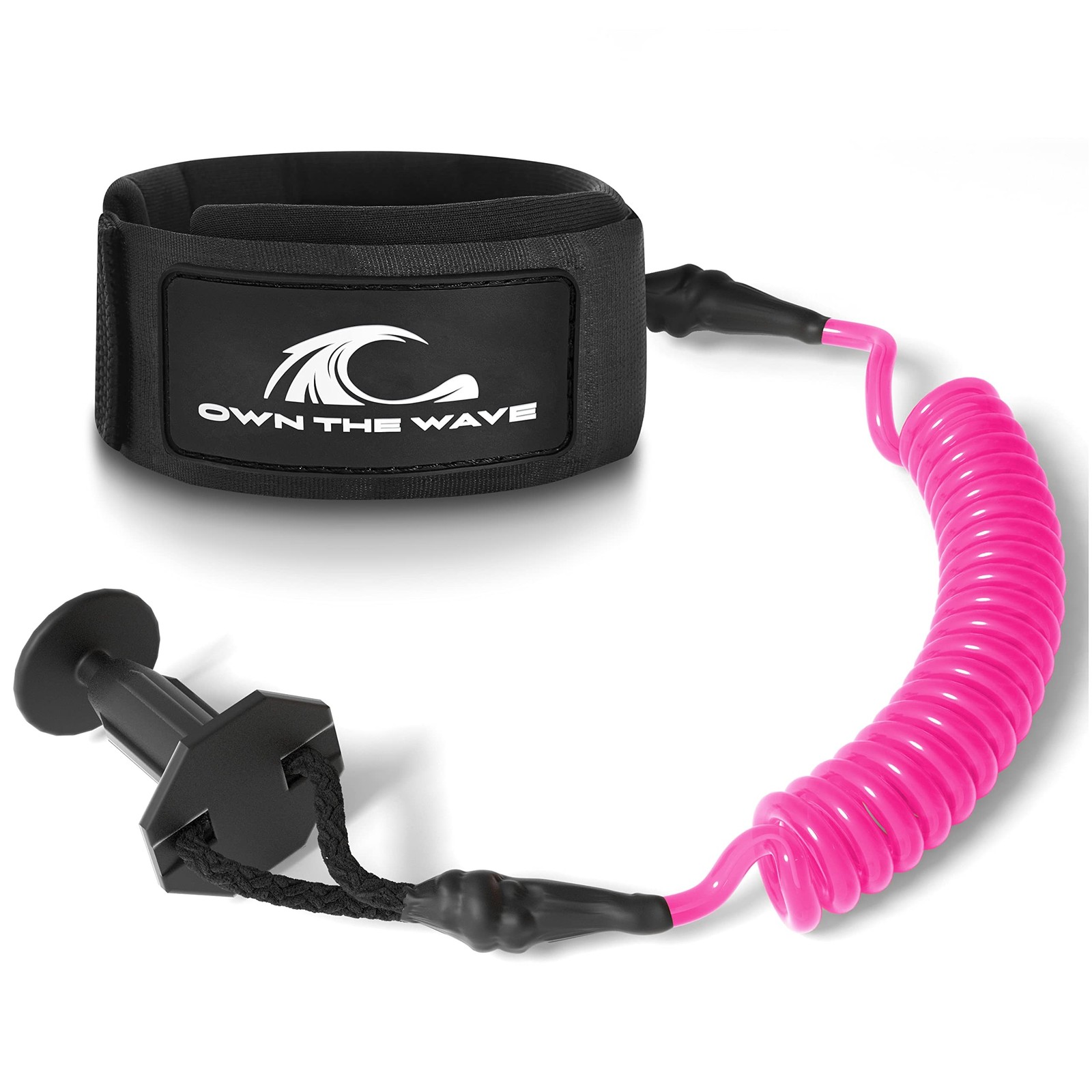 Bodyboard Leash – Premium Coil 4ft Coiled Wrist Boogie Board Leashes with