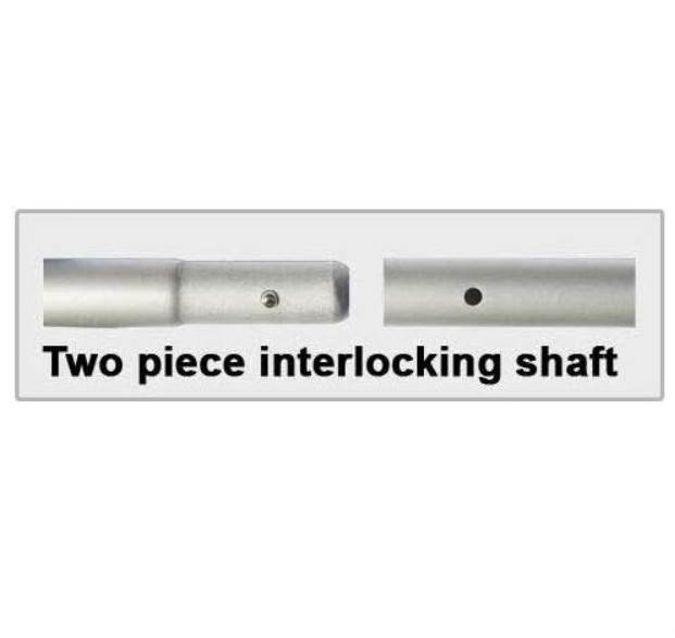 Set of 2 Heavy Duty Oars Lightweight Split Shaft Marine Grade w Oar Locks 6.5 ft