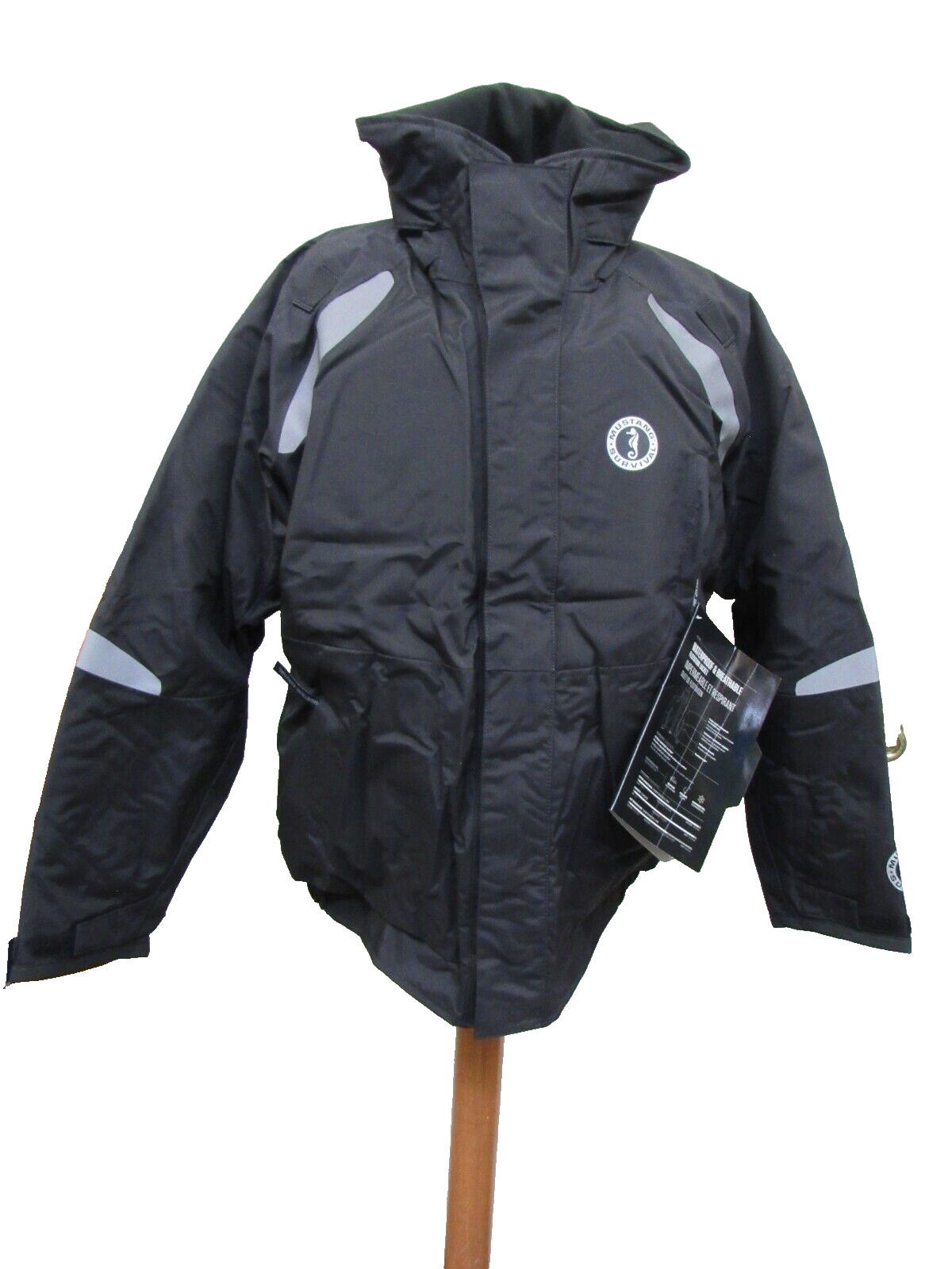 Mustang Survival MJ5246 Catalyst Flotation Jacket Coat XXLARGE (2X) Black NWT