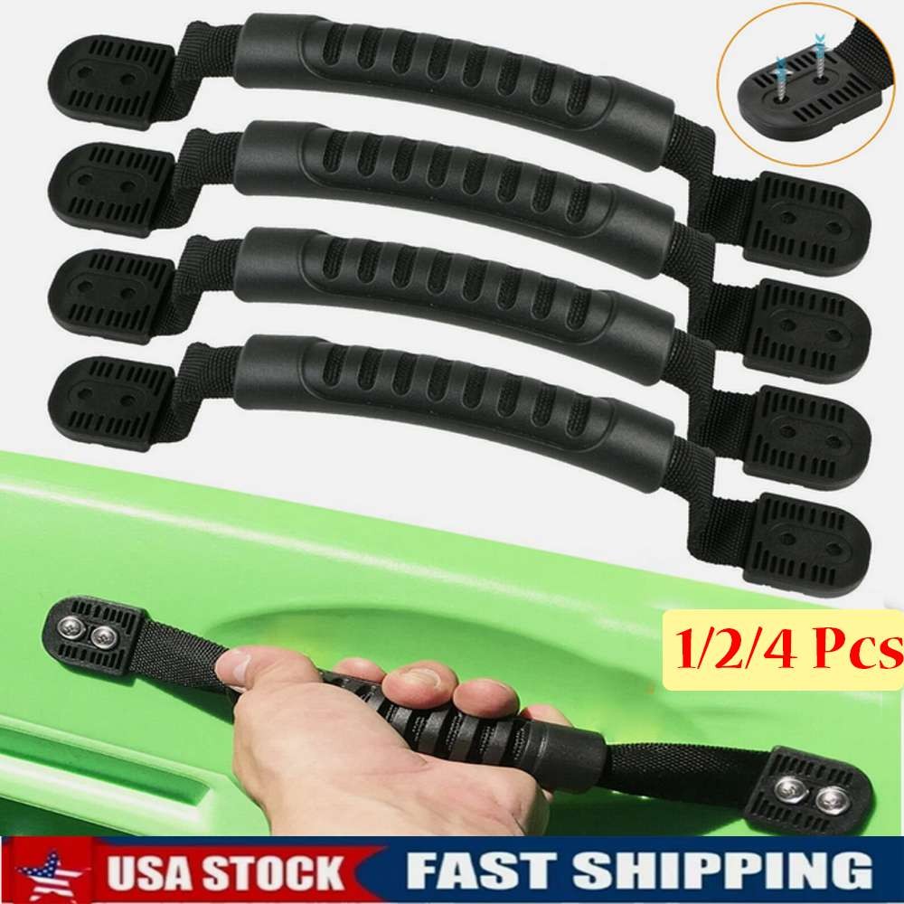 Kayak Rubber Handles w/ Screws Canoe Boat Side Mount Carry Handles Outdoor Sport