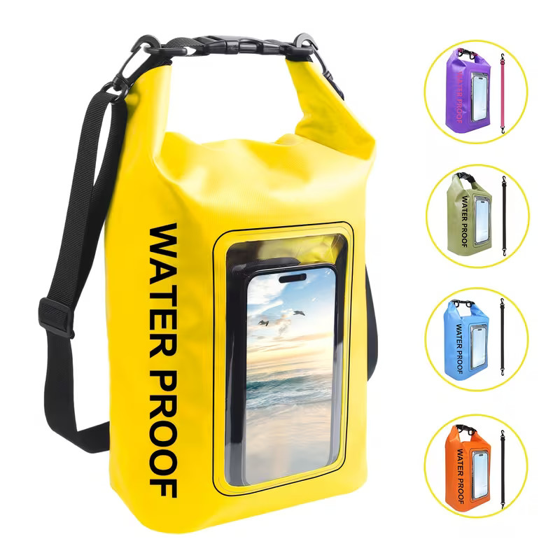 RYNAPAC 5L Dry Bag Waterproof For Women Men, Touchscreen Mobile Phone Window