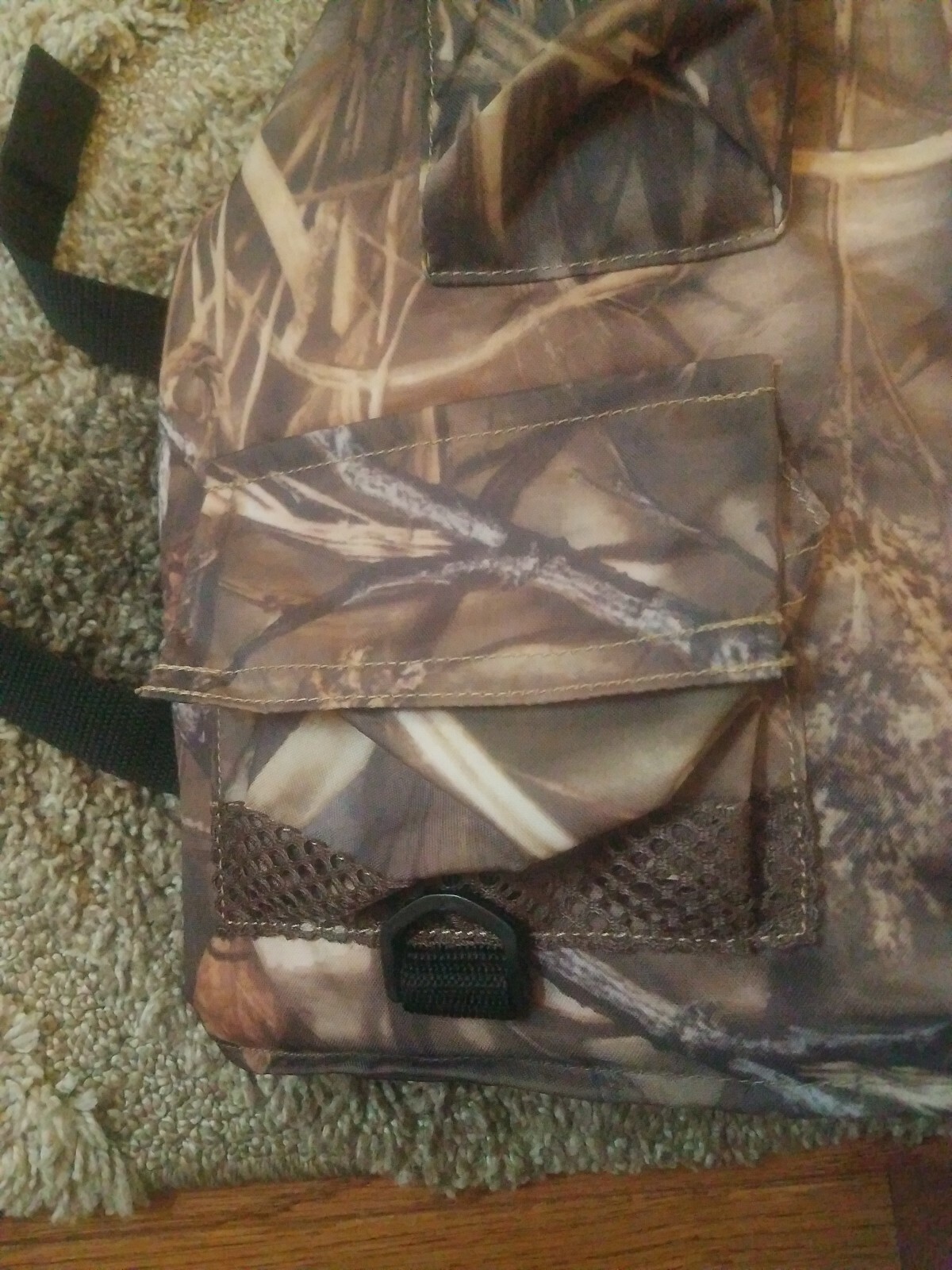 Stearns Adult S/M 32-40″ over 90 lbs Fishing Vest camouflage Coast Guard Approve