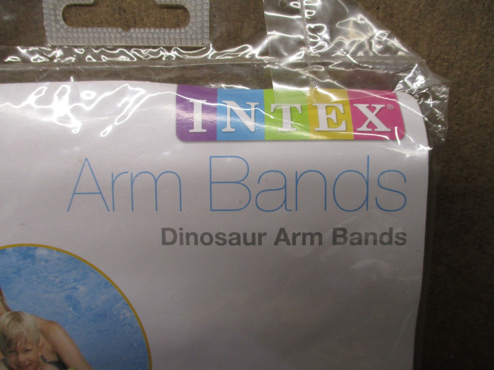 Swim Safety Arm Bands Floaties New Intex Inflatable Dinosaur Child Pool 3-6 Yrs