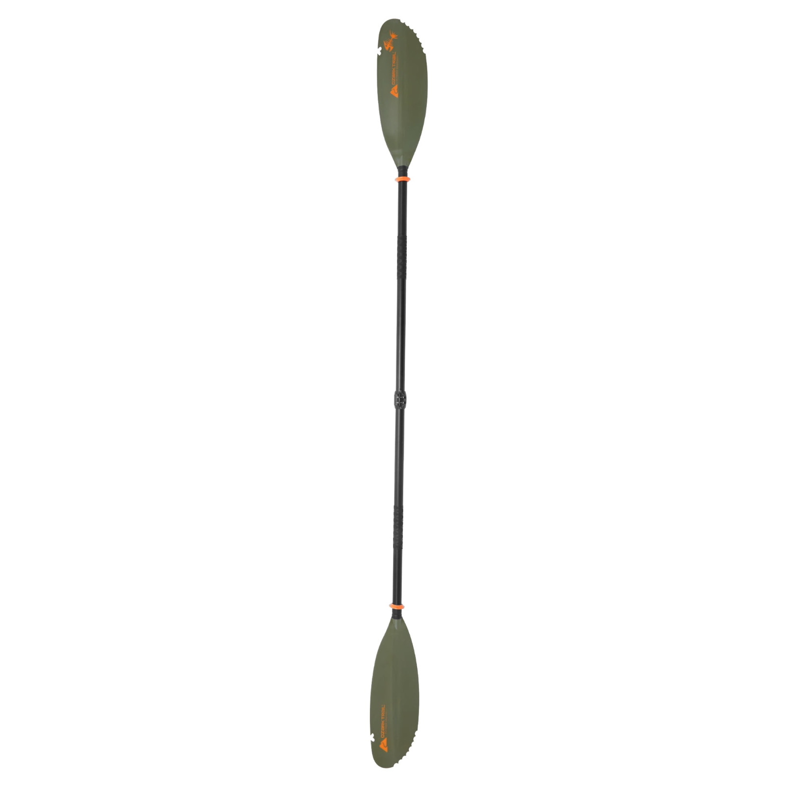 Green Fiberglass and Aluminum Fishing Kayak Paddle, 94.5 , W184