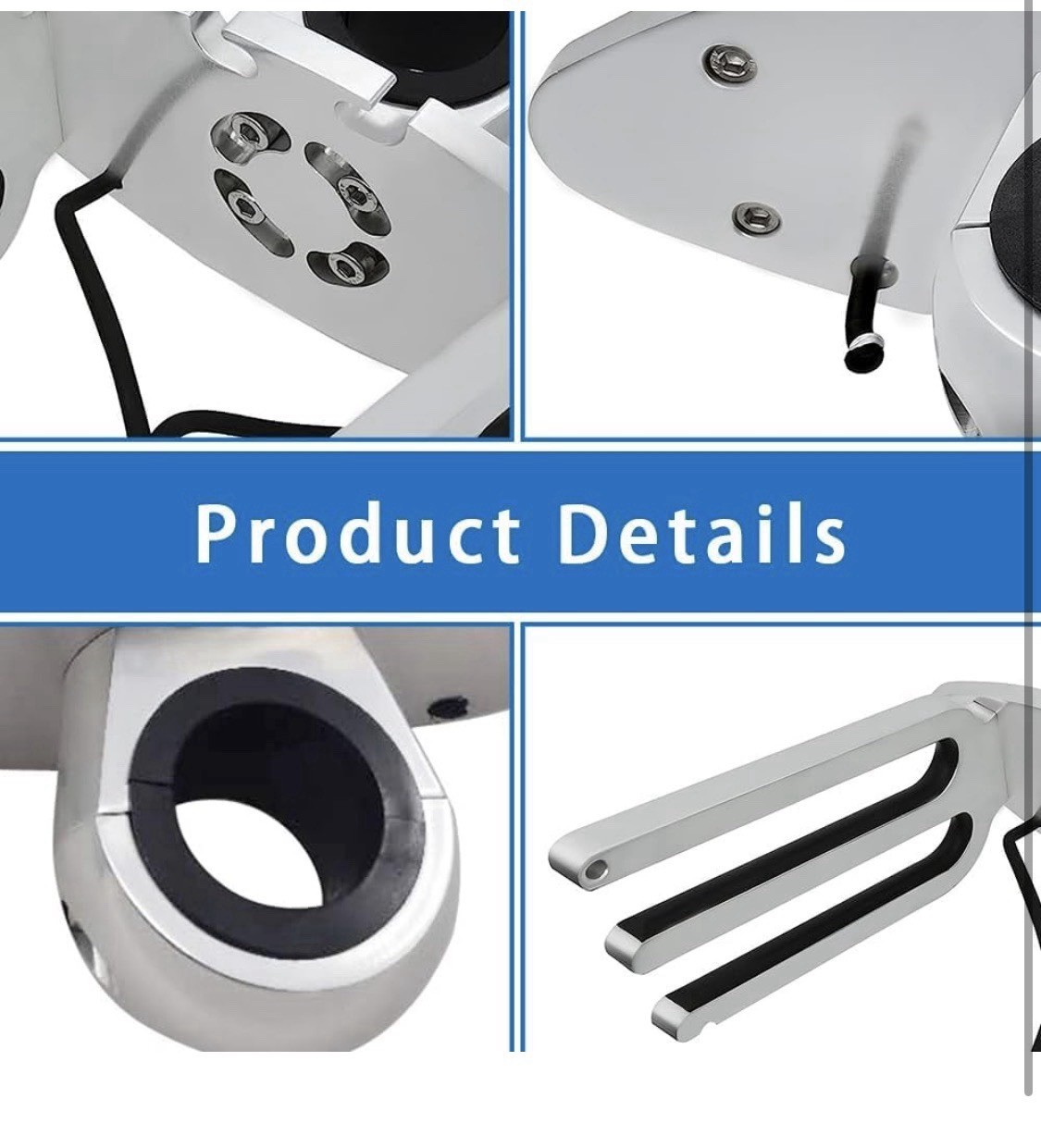 Boat Wakeboard Tower Rack Polished Aluminum Wakeboarding Tower Holder