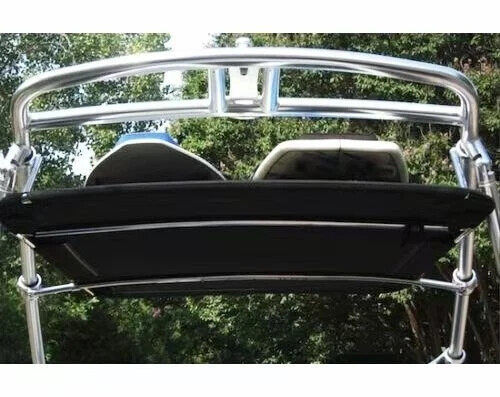 Advancer Wakeboard Tower + Flat Grey Canopy Tower Bimini + Bimini Board Rack