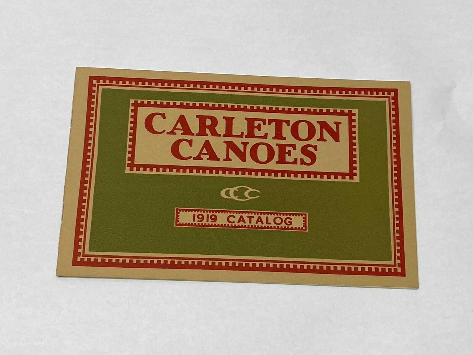 1919 Carleton Canoe Catalog / Booklet – Old Town MAINE ME Paddles Seats – A