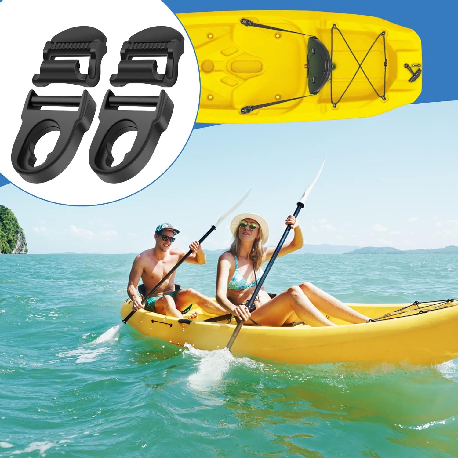 Pack of 2 Kayak Seat Repair Kit for Lifetime Emotion Seat Contain Seat Clips …
