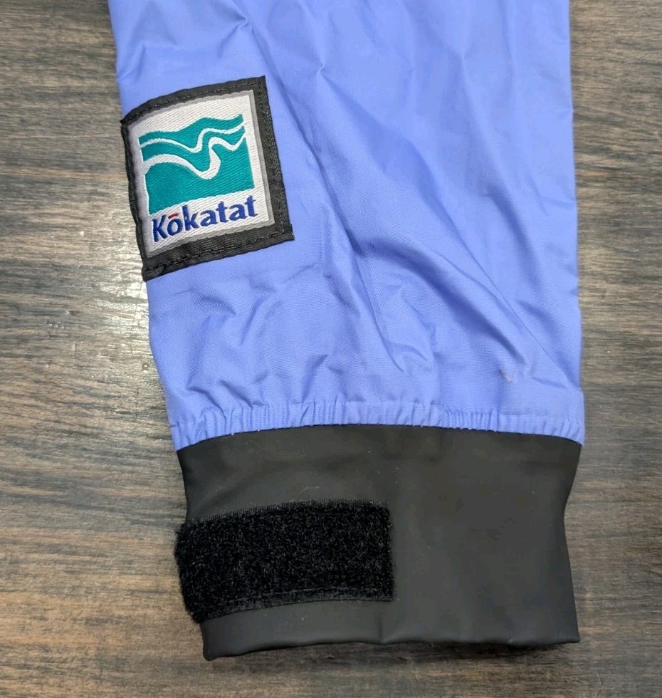 Men’s Kokatat Dry Top Blue Pullover Kayak Paddling Jacket Nylon USA Size Large
